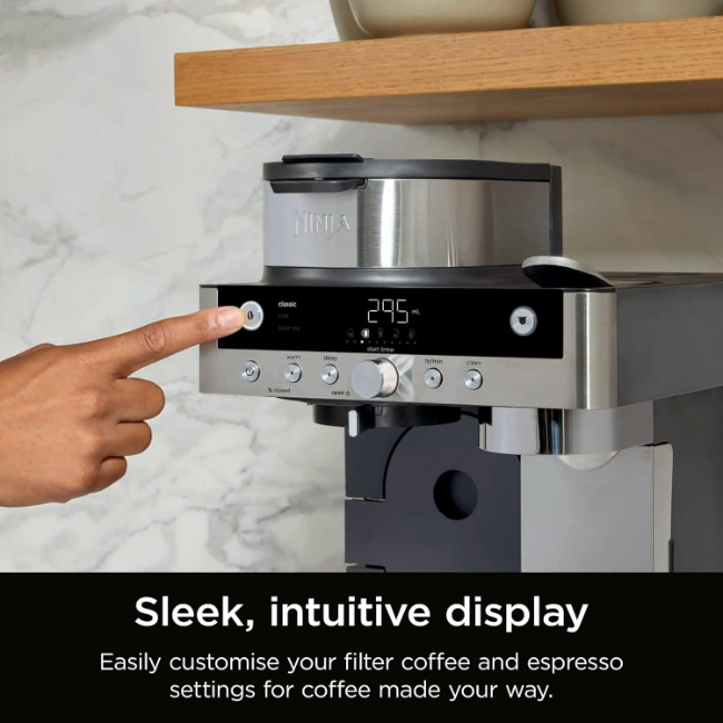 Ninja Prestige Dualbrew Coffee Machine | CFN802UK - Image 7 Ninja Prestige Dualbrew Coffee Machine | CFN802UK - Image 7