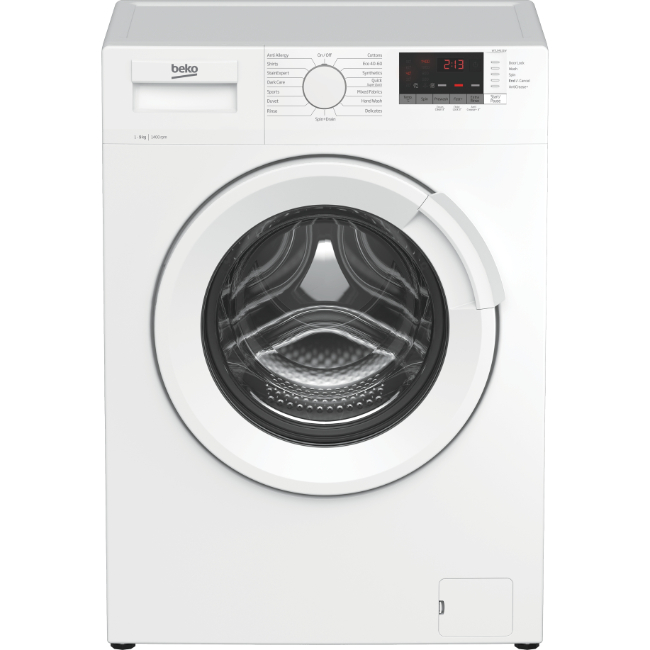 Beko 9kg 1400 Spin Washing Machine in White | WTL94151W Beko 9kg 1400 Spin Washing Machine in White | WTL94151W