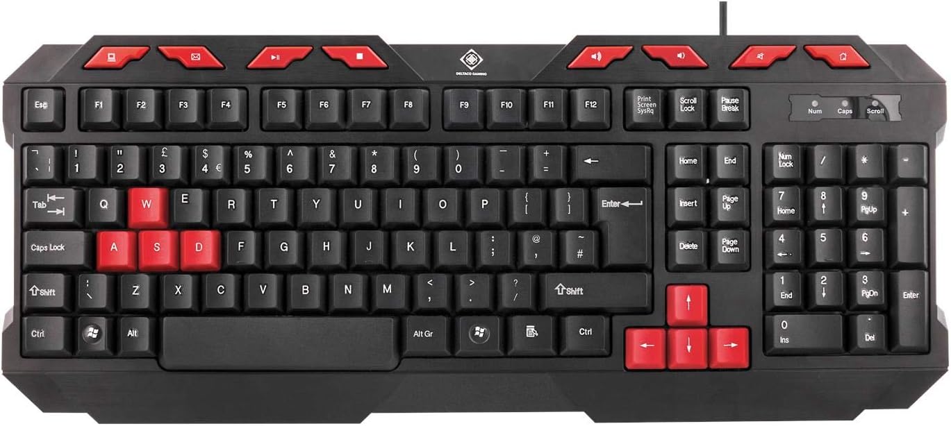 Deltaco Gaming Gear Kit 4-in-1 - Black & Red | GAM023UK - Image 2 Deltaco Gaming Gear Kit 4-in-1 - Black & Red | GAM023UK - Image 2