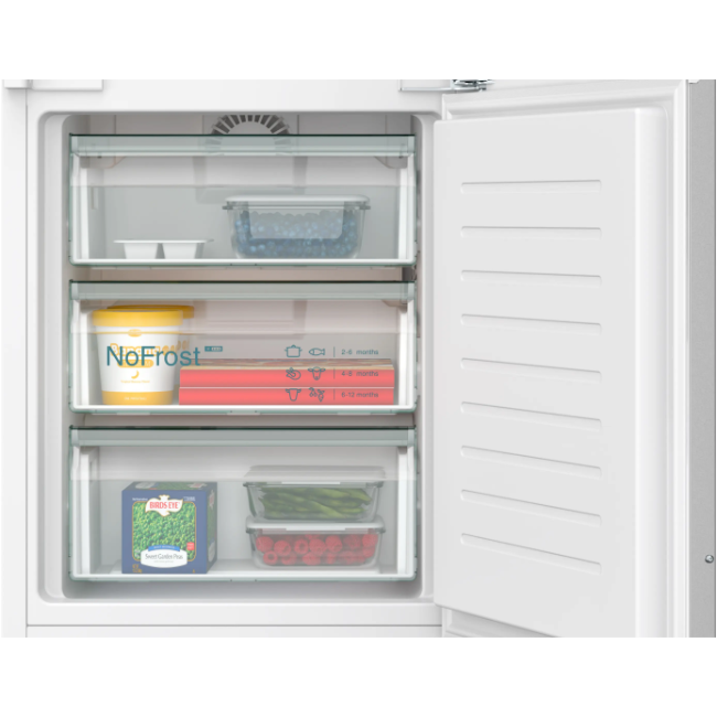Siemens IQ300 Built-In Fridge-Freezer - White | KI96NVFD0 - Image 3