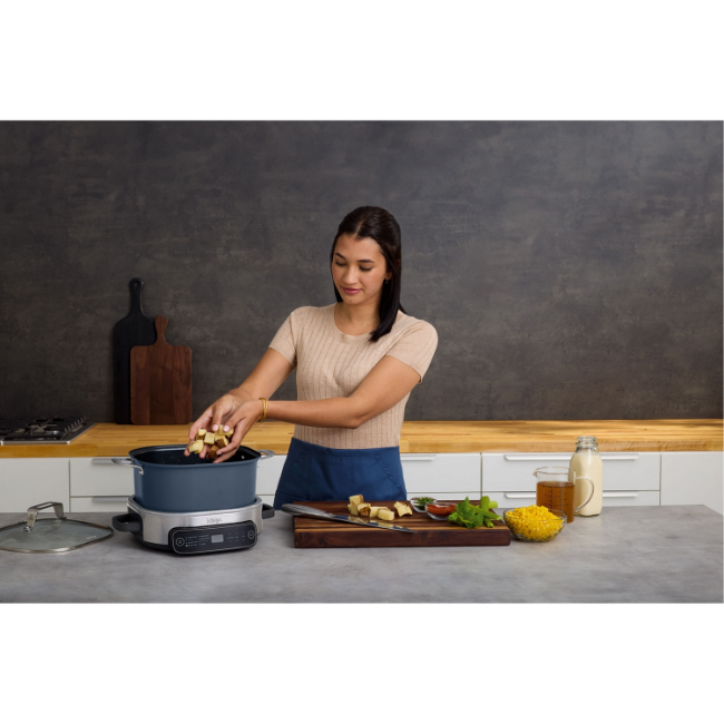 Ninja Foodi 8-Mode 6L PossibleCooker Rice & Slow Cooker - Midnight Blue | MC1101UK - Image 6