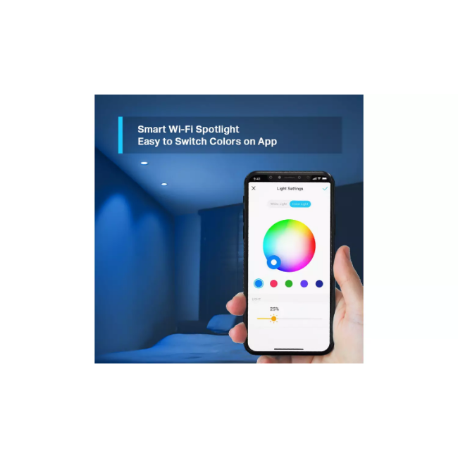TP Link Tapo Smart Wi-Fi Spotlight Multicolor GU10 LED Spotlight | TAPOL6302PK - Image 5