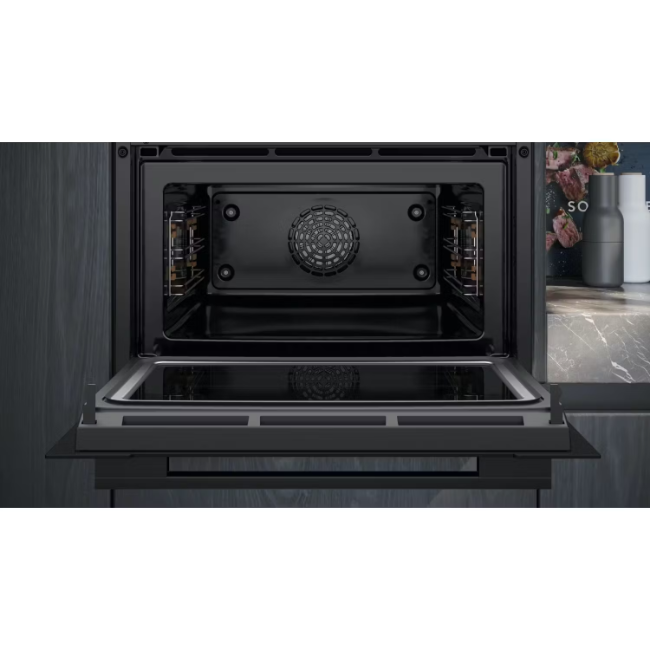 Siemens iQ700 Compact Oven with Microwave - Black | CM724G1B1B - Image 3 Siemens iQ700 Compact Oven with Microwave - Black | CM724G1B1B - Image 3