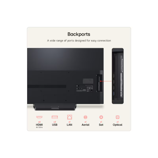 LG 48 inch LG OLED evo AI 4K Smart TV - Black | OLED48G66LS.AEI - Image 14