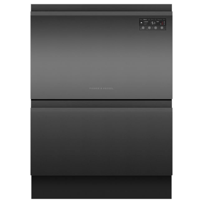 Fisher Paykel Series 7 Contemporary Double DishDrawer™ Dishwasher - Grey | DD60D2HNB9