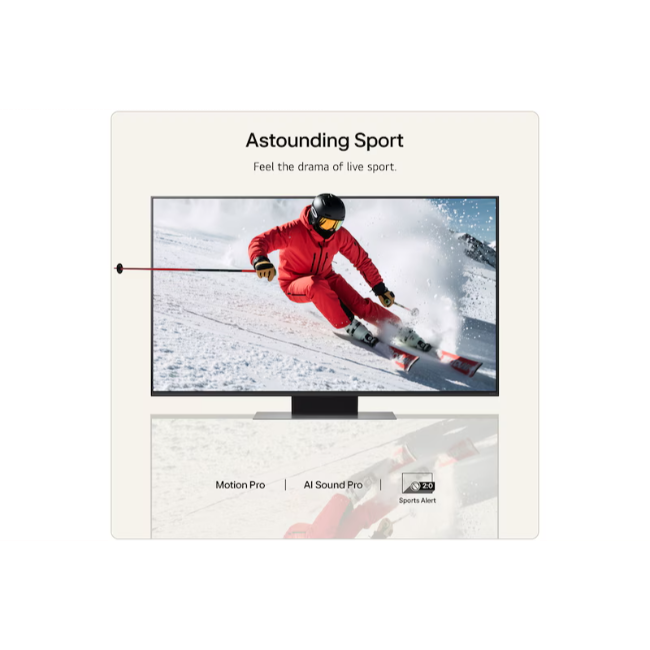 LG 55 inch QNED evo AI Mini LED 4K Smart TV - Black | 55QNED86B6B.AEI - Image 2
