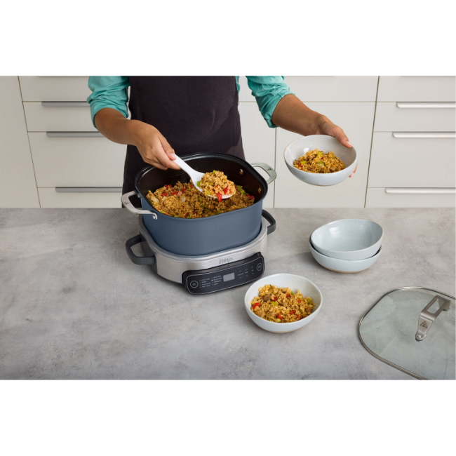 Ninja Foodi 8-Mode 6L PossibleCooker Rice & Slow Cooker - Midnight Blue | MC1101UK - Image 7