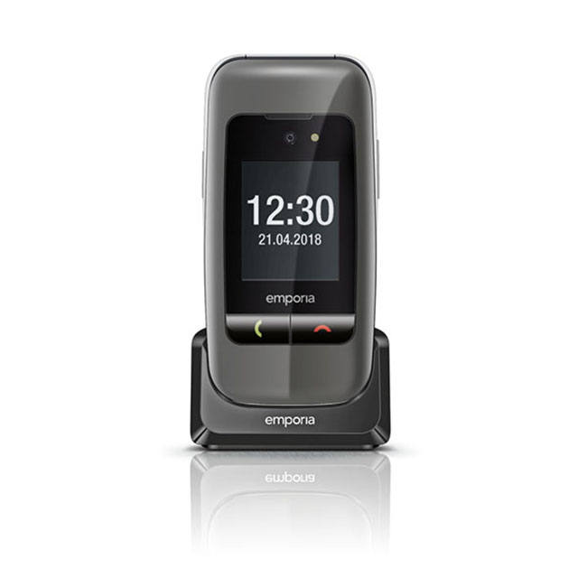 Emporia One  Silver/Space Grey Senior Mobile Phone 2G | V200_001_UK_SG - Image 2