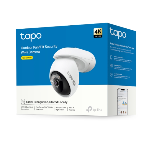 TP Link Tapo Home Security Camera|4k Pan /Tilt - White | TAPO-C560WS - Image 12