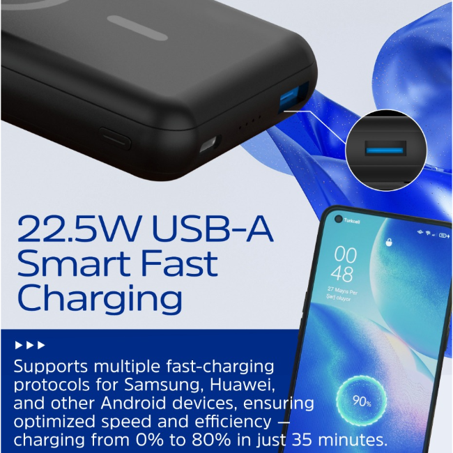 Energiser 15W Magnetic Wireless Charging Power Bank | Black | BQM10002PQ - Image 8