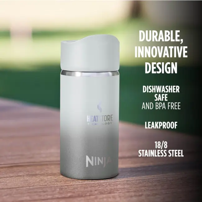 Ninja Sip Perfect Travel Mug | 300ml | White | DW1203EUUKWH - Image 6 Ninja Sip Perfect Travel Mug | 300ml | White | DW1203EUUKWH - Image 6
