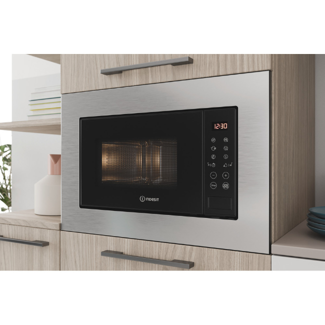 Indesit Built-in Microwave Oven in Stainless Steel  | MWI 125 GX UK - Image 4