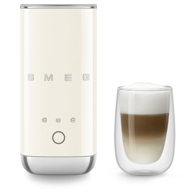 Smeg Mini Milk Frother | Cream | MFF02CRUK - Image 5