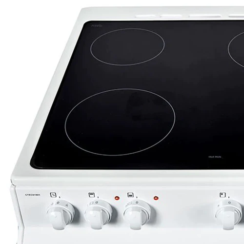 Nordmende 60cm Freestanding Cooker with Ceramic Hob - White | CTEC62WH - Image 3 Nordmende 60cm Freestanding Cooker with Ceramic Hob - White | CTEC62WH - Image 3