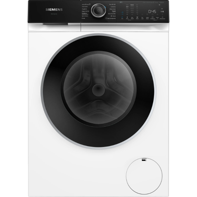 Siemens IQ500 Washing Machine 10kg 1600sp - White | WG56H2A9GB - Image 1