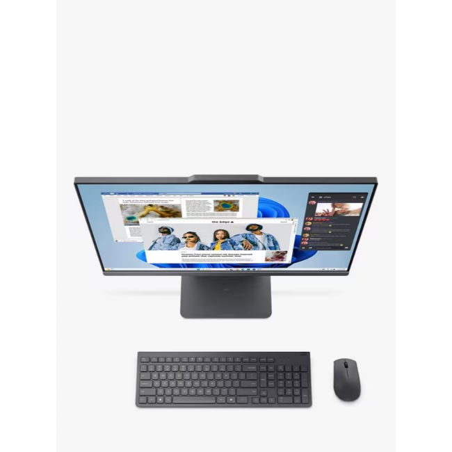 Lenovo Aio Desktop 23.8" R3 8gb/512gb - Luna Grey | F0HR001PUK - Image 3