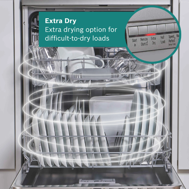 Bosch Series 2 Semi-Integrated Dishwasher - White | SMI2HTS06G - Image 11