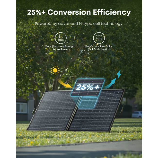 Anker Solix Ps200 Portable Solar Panel - Black | AS320011 - Image 6