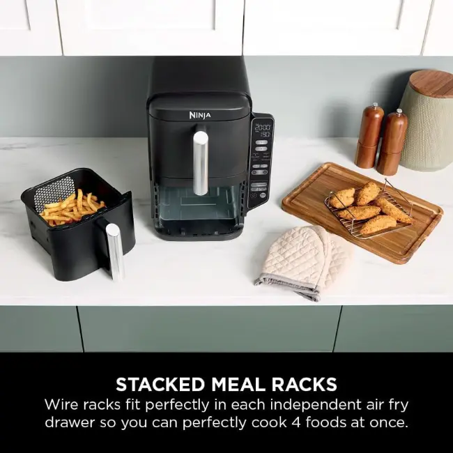 Ninja Double Stack 2 Drawer Air Fryer 7.6L | SL300UK - Image 11