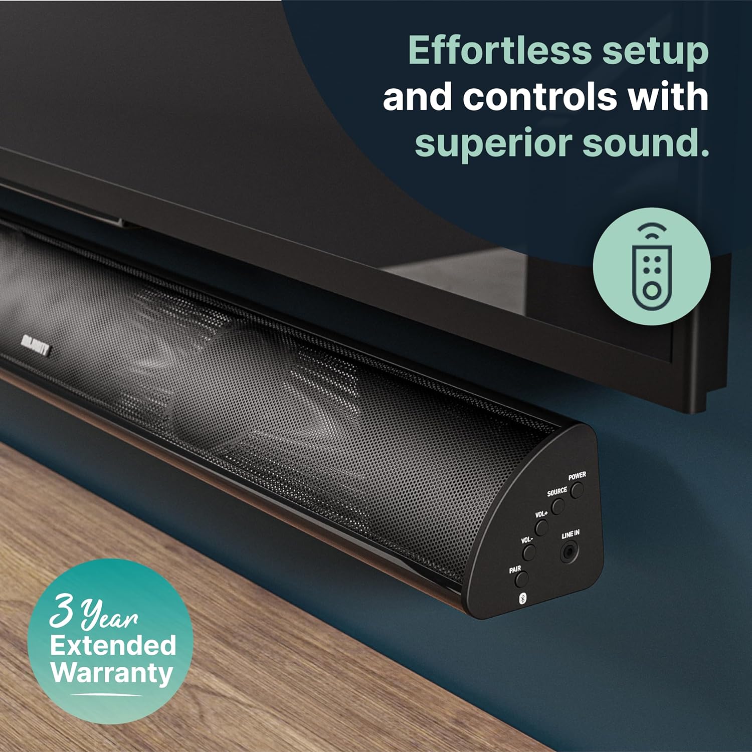 Majority Snowdon 120W TV Soundbar - Black | SNOBARBLK2 - Image 3