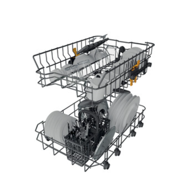 Whirlpool Slimline Dishwasher - Stainless Steel | WH2FE10CS80XUK - Image 6