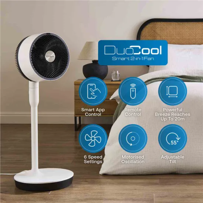 Dimplex DuoCool Smart 2-in-1 Cordless Fan | White | DXACF001 - Image 8