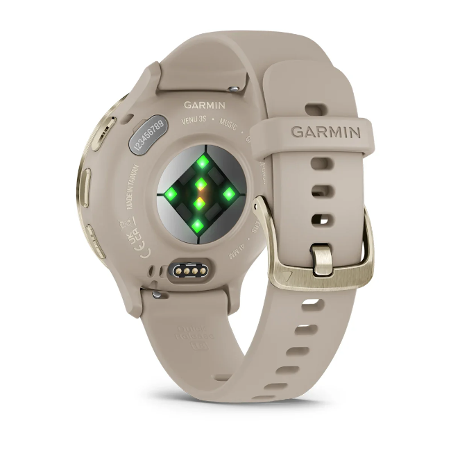 Garmin Venu 3s Smartwatch - Soft Gold and French Grey | 010-02785-02 - Image 8
