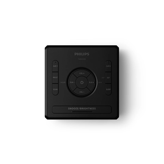 Philips Dual Alarm FM Clock Radio | TAR4500-10 - Image 3