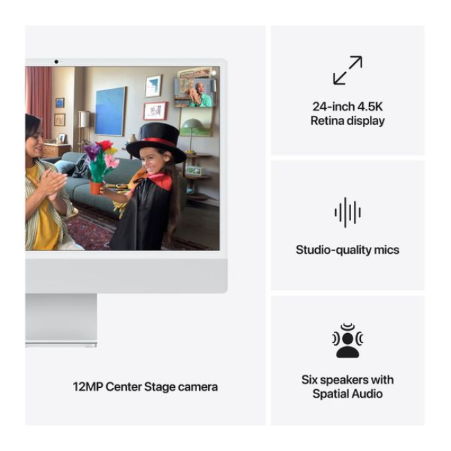 Apple iMac 24" M4 16gb 256g - Silver | MD3H4B-A - Image 5