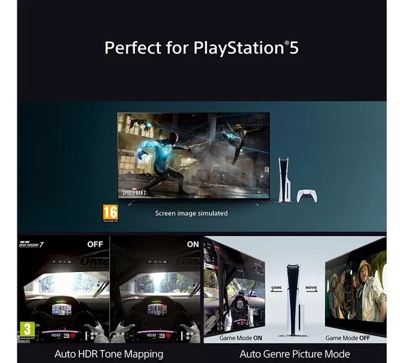 Sony  65" BRAVIA 7 4K UHD QLED Mini LED Smart TV | K65XR70U - Image 5