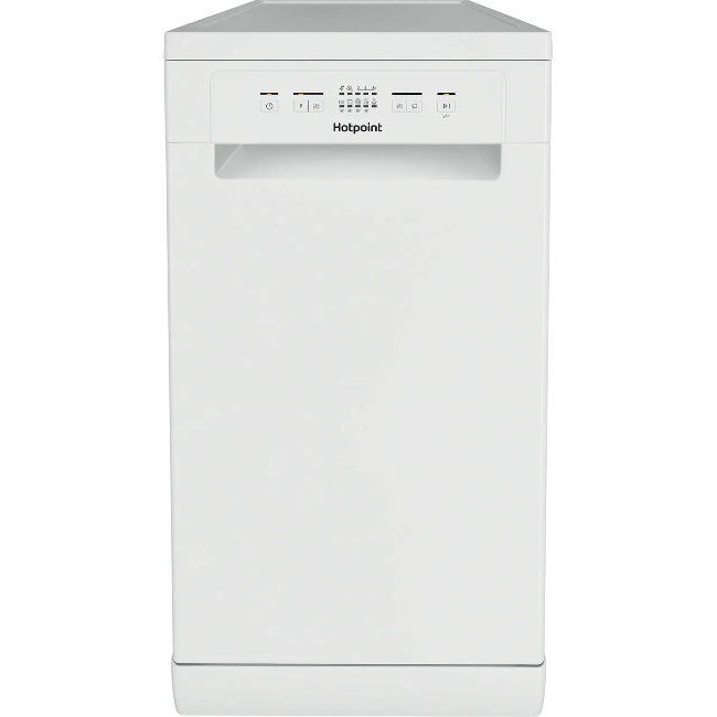 Hotpoint Freestanding Slimline Dishwasher - White | HP2FE10CS90WUK Hotpoint Freestanding Slimline Dishwasher - White | HP2FE10CS90WUK