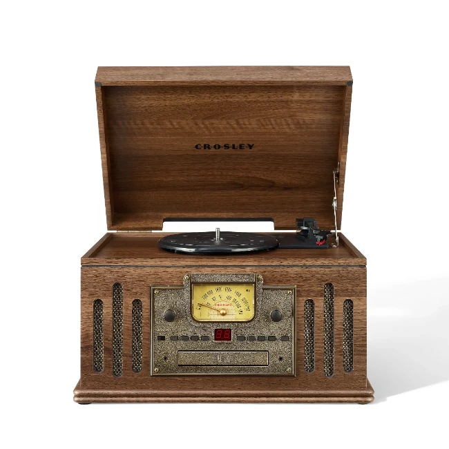 Crosley 8 In 1 Turntable 'The Musician' - Walnut | CR704B-WA4