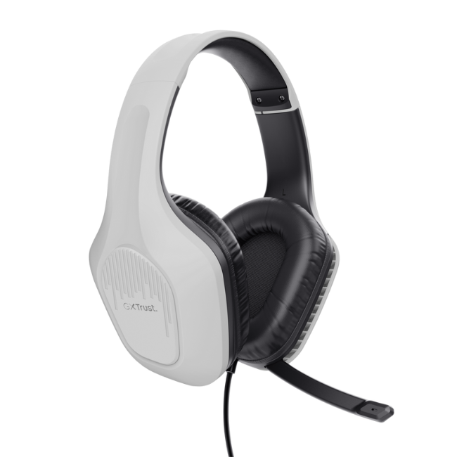 Trust GXT415 Zirox Gaming Headset - White | T25147 - Image 4