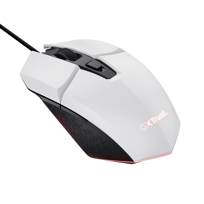 Trust GXT109 Felox Illuminated Gaming Mouse - White | T25066 - Image 2