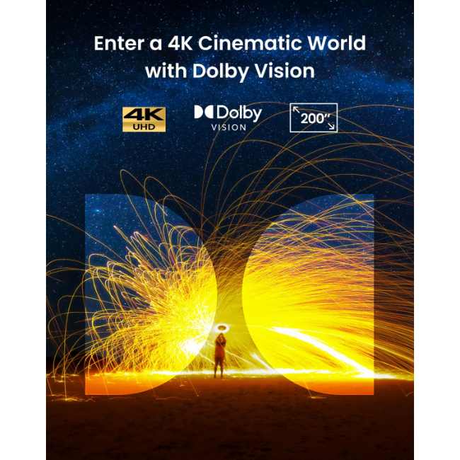 Nebula Cosmos 4k SE Laser Projector - Grey | D2342211 - Image 4