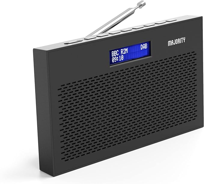 Majority Histon Digital Radio - Black | CB24DABBLK2UK Majority Histon Digital Radio - Black | CB24DABBLK2UK