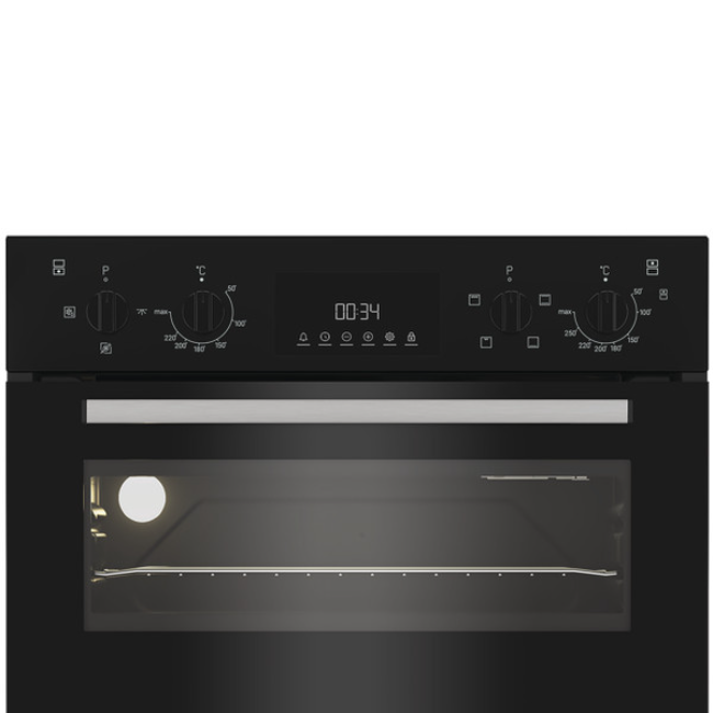 Indesit Built-in Double Oven - Black | DII10DB - Image 4