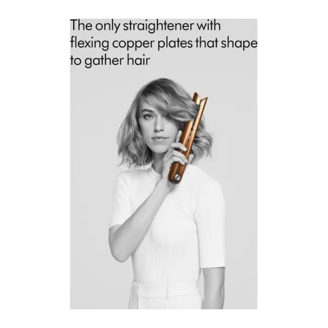 Dyson Corrale Hair Straightener | Bright Copper & Nickel | 413124-01 - Image 3