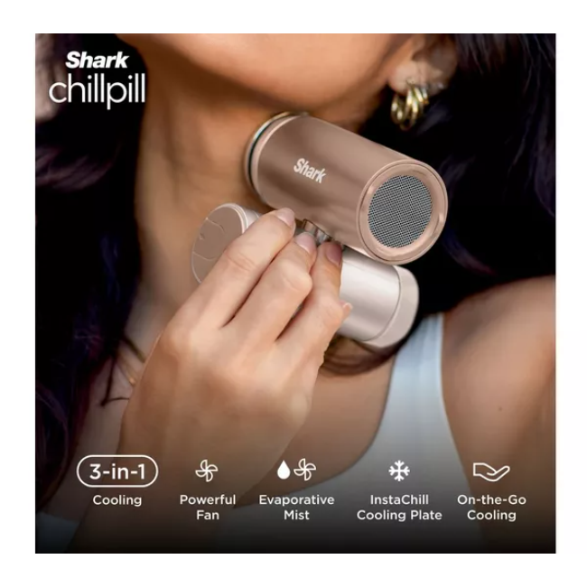 Shark Chill Pill 3-in-1 Fan, Mist & InstaChill System | Iced Latte | FA022UKBR  - Image 3
