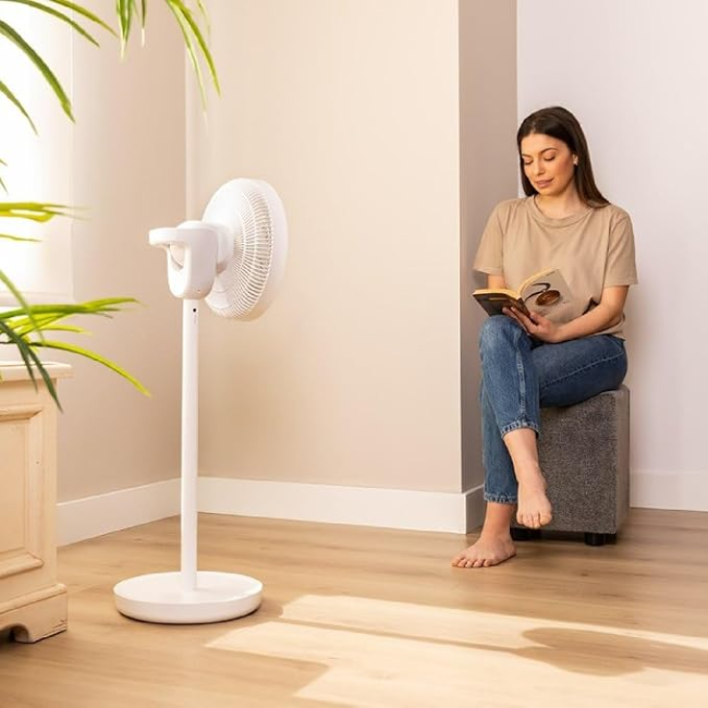 Cecotec EnergySilence 2600 Sunflower Portable 3-in-1 Battery Fan - White | 0824433 - Image 5