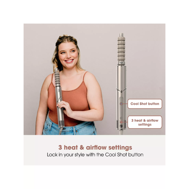 Shark FlexStyle 4-in-1 Air Styler & Hair Dryer - Stone | HD436SLUK - Image 5