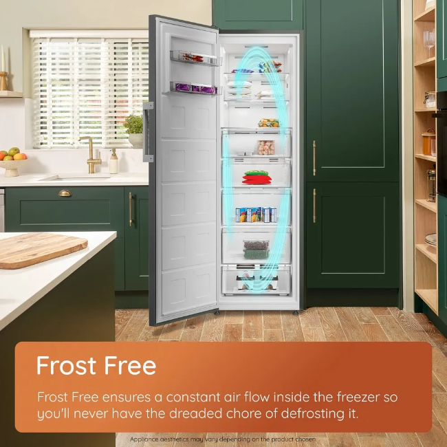 Hotpoint Frost Free Tall Freezer - Dark Inox | HPMFF6312XBR4UK - Image 14