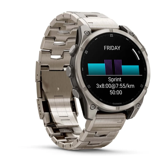 Garmin Fenix 8 47mm Bracelet - Titanium | 010-02904-40 - Image 10