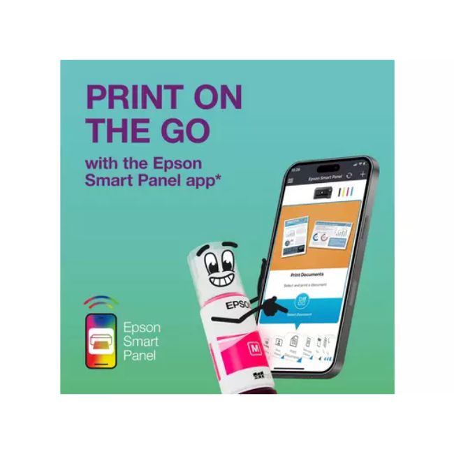 Epson EcoTank A4 Multifunction Wi-Fi Ink Tank Printer - White and Grey | ET5150 - Image 6