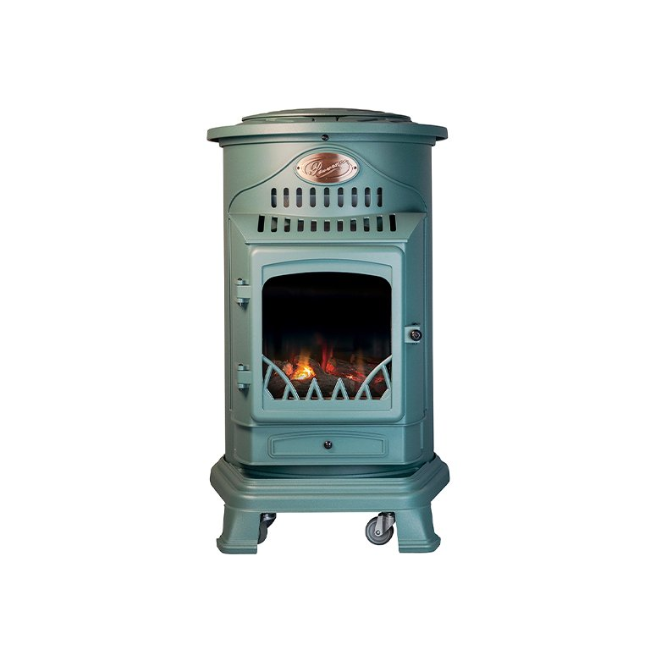 Sahara Provence Indoor Portable Gas Heater - Autumn Green | PROVIR-GN