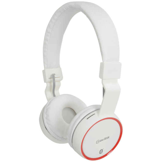 AV:Link Wireless Bluetooth Headphones - White | AVL-100551 - Image 2