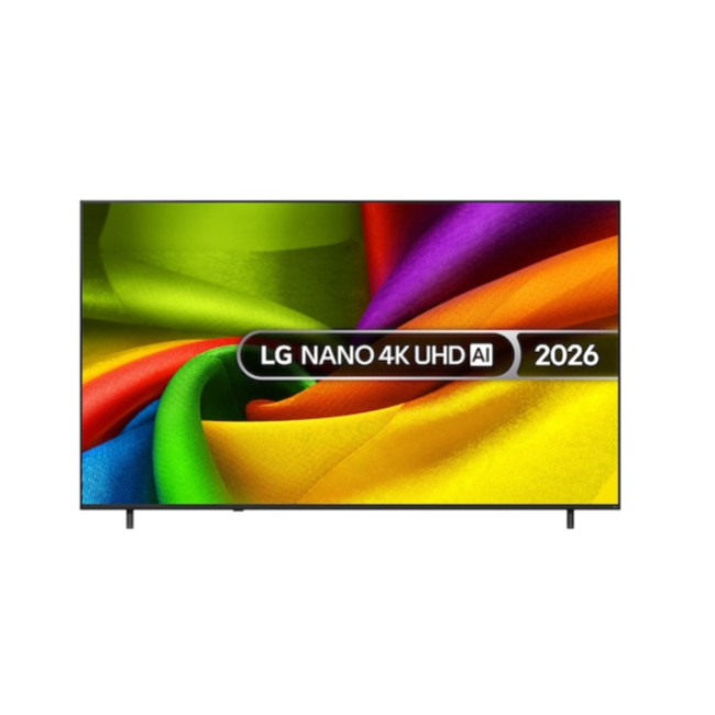 LG 85 inch NANO 4K UHD AI NU85 Smart TV - Black | 85NU850B6LA.AEI