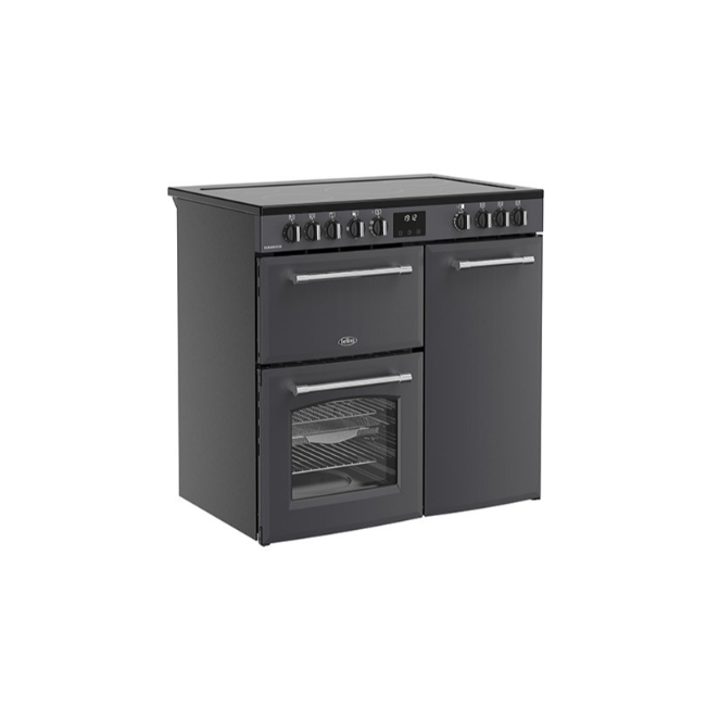Belling Farmhouse 90cm Ceramic Range Cooker - Anthracite | FH90EANT - Image 2