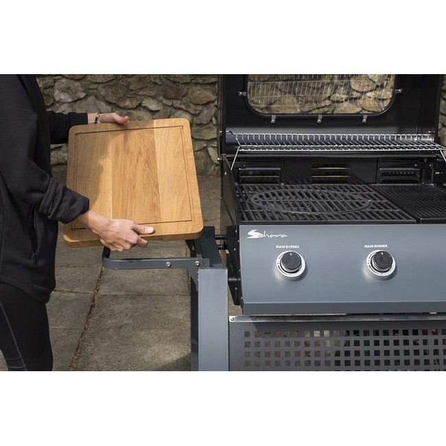 Sahara 3 Burner Oak Gas BBQ | 3BOAKRIR-ST - Image 6