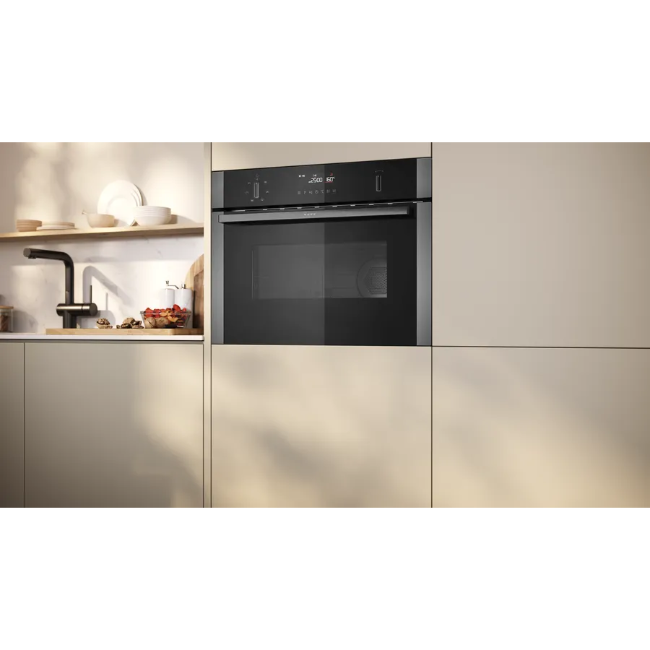 Neff N 50 Built-in Microwave Oven with Hot Air - Graphite-Grey | C1AMG84G1B - Image 5